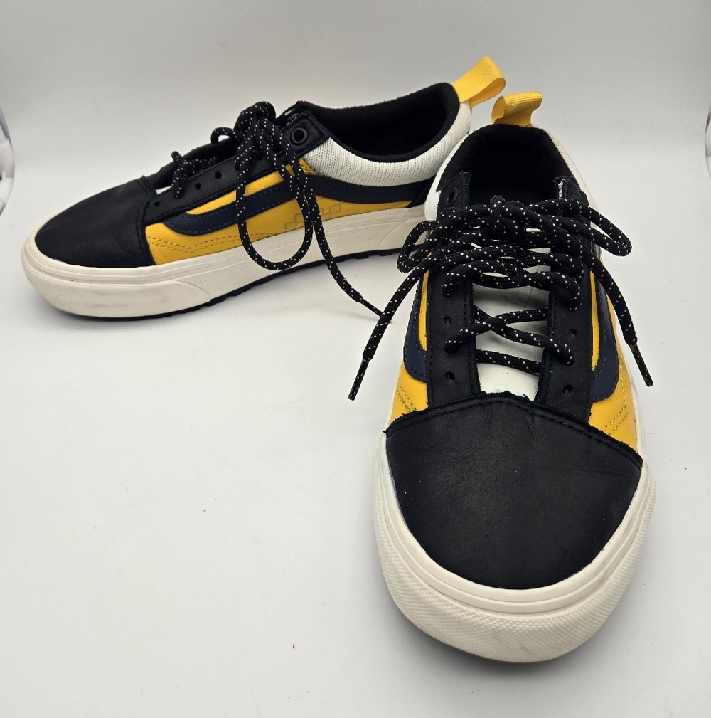 Vans Blue And Yellow Old Skool Sneakers Size 8.5 Women/7.0 Men